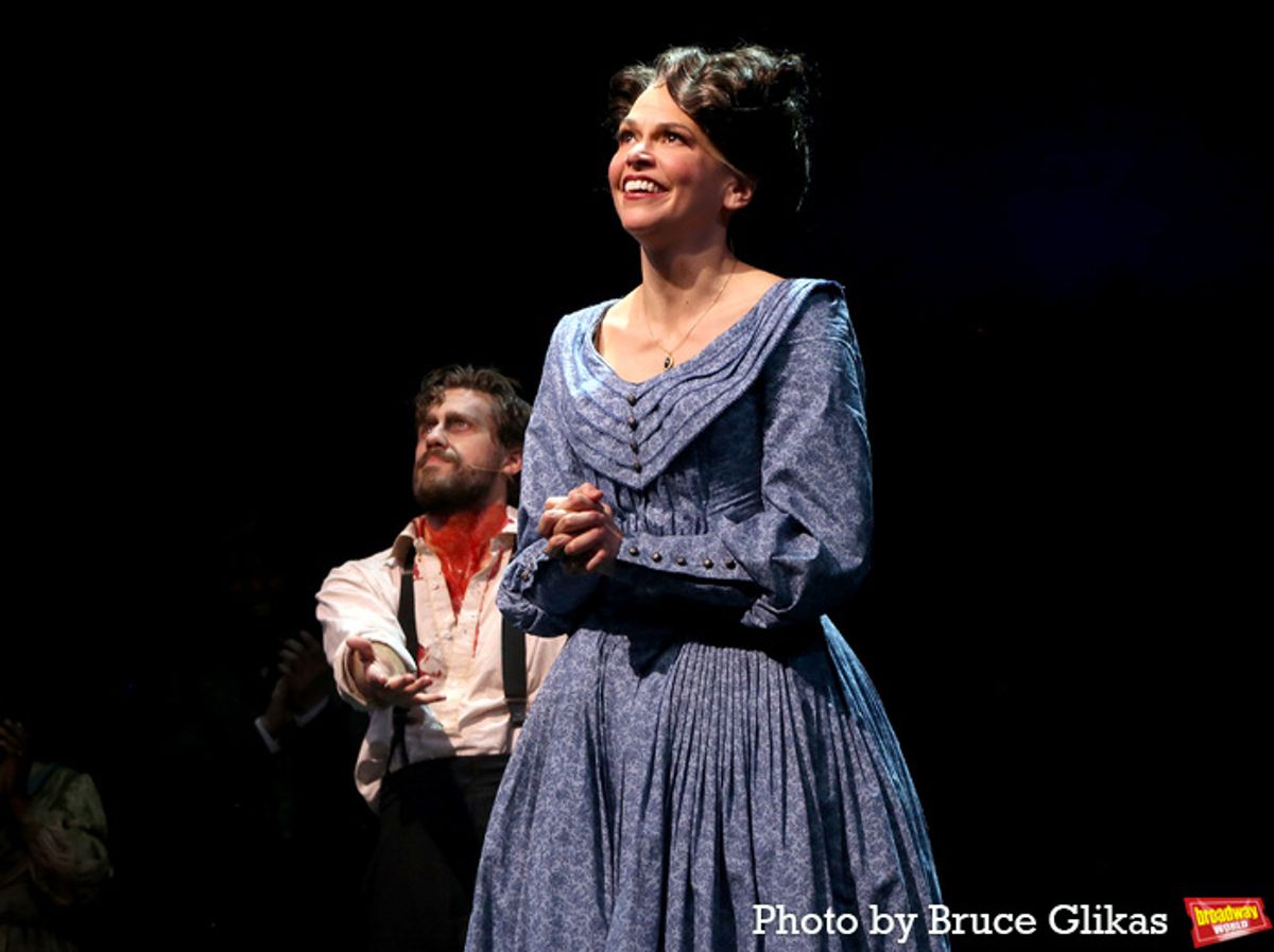 Aaron Tveit and Sutton Foster at 