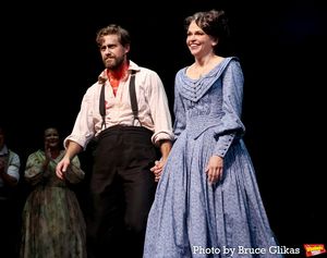 Aaron Tveit and Sutton Foster @ BroadwayWorld Aaron Tveit and Sutton Foster Photo