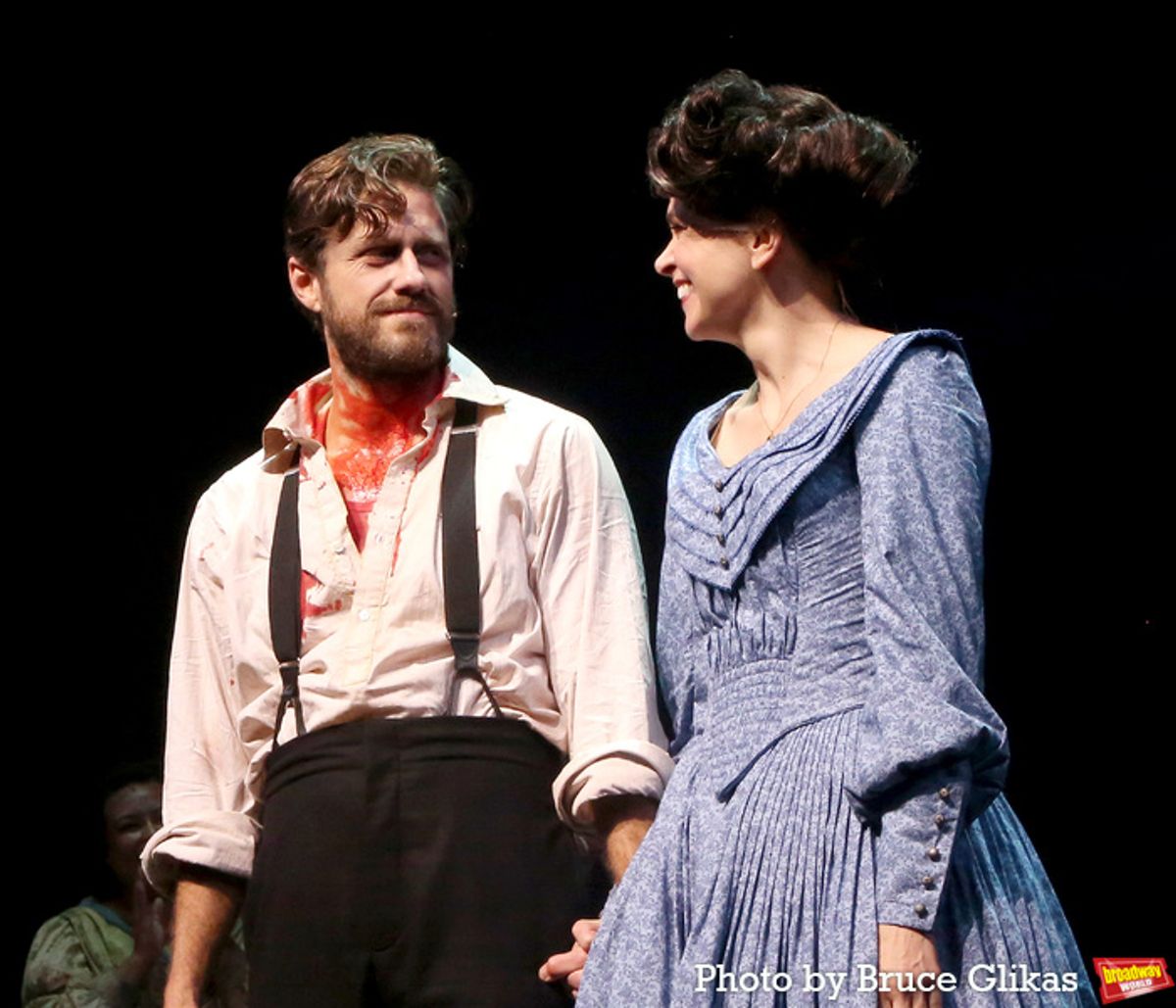 Aaron Tveit and Sutton Foster at 