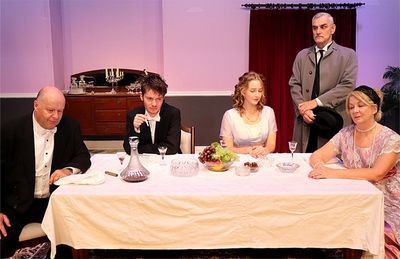 Andrew Govey, Jack Riches, Ffion Bishop, Andrew Brown and Christine Smith Photo