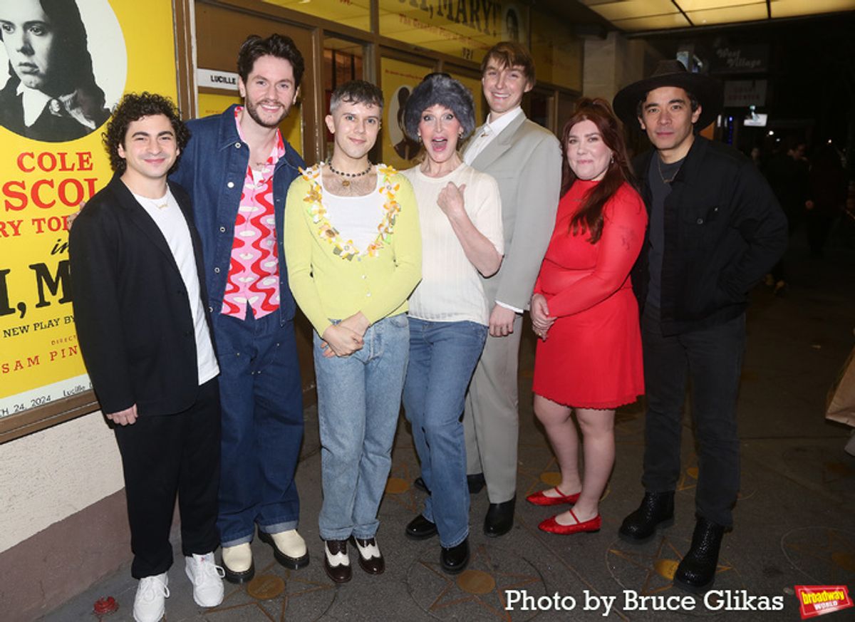 Tony Macht, James Scully, Cole Escola, Bianca Leigh, Peter Smith, Hannah Solow and Conrad Ricamora at 