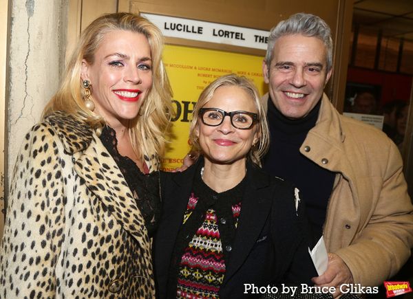 Busy Phillips, Amy Sedaris and Andy Cohen Photo