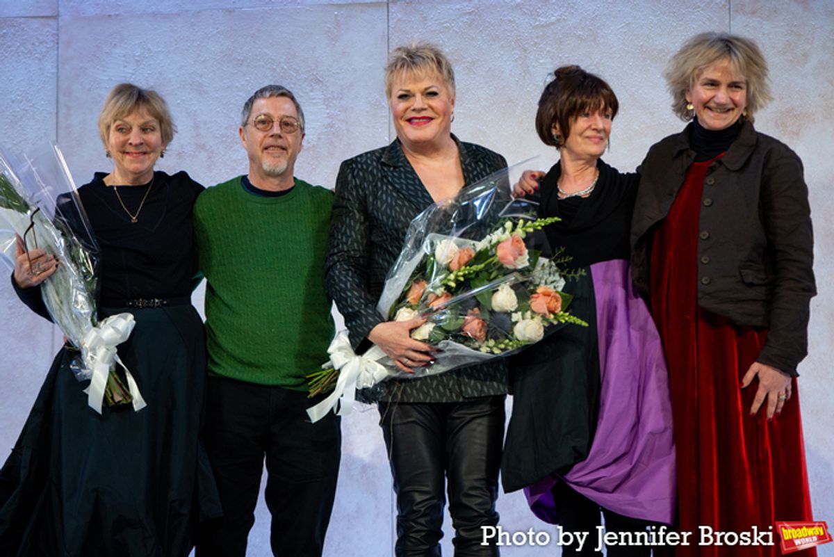 Selina Cadell, Mark Izzard, Eddie Izzard, Didi Hopkins, Eliza Thompson at 