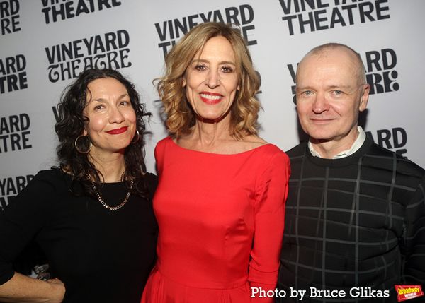 Playwright Sarah Gancher,  Christine Lahti and Director Darko Tresnjak Photo