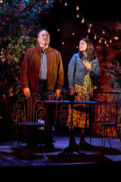 David Zayas and Cecily Strong Photo