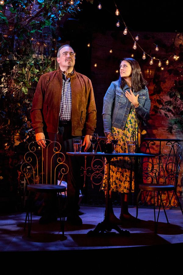 David Zayas and Cecily Strong Photo