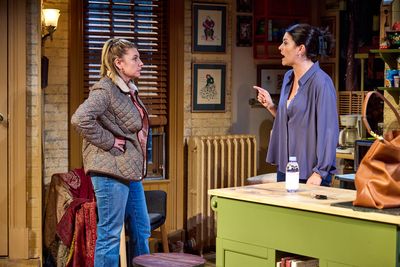 Andrea Syglowski and Cecily Strong Photo
