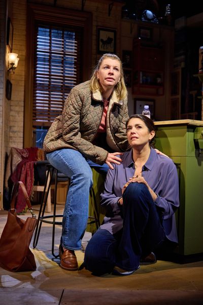 Andrea Syglowski and Cecily Strong Photo