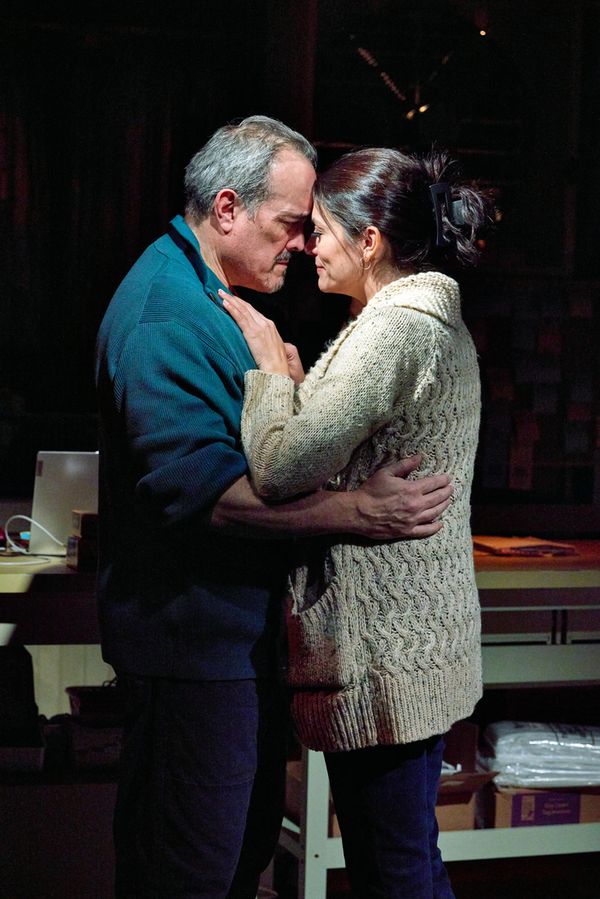 David Zayas and Cecily Strong Photo