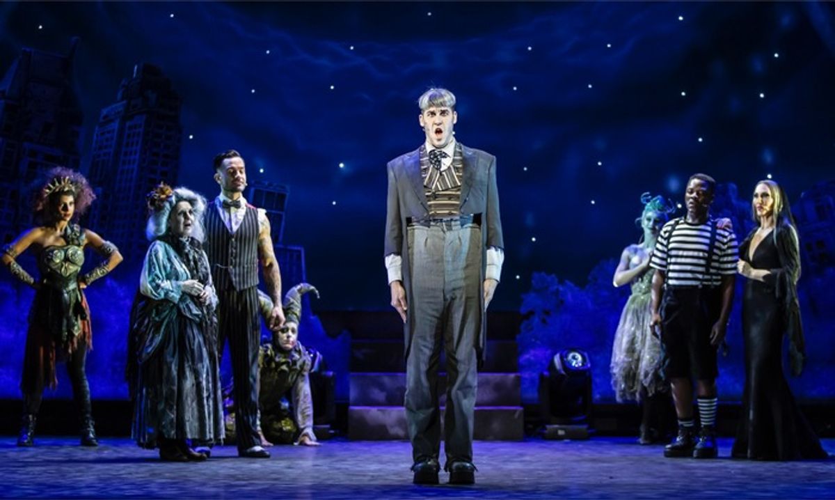 Dickon Gough and cast at 