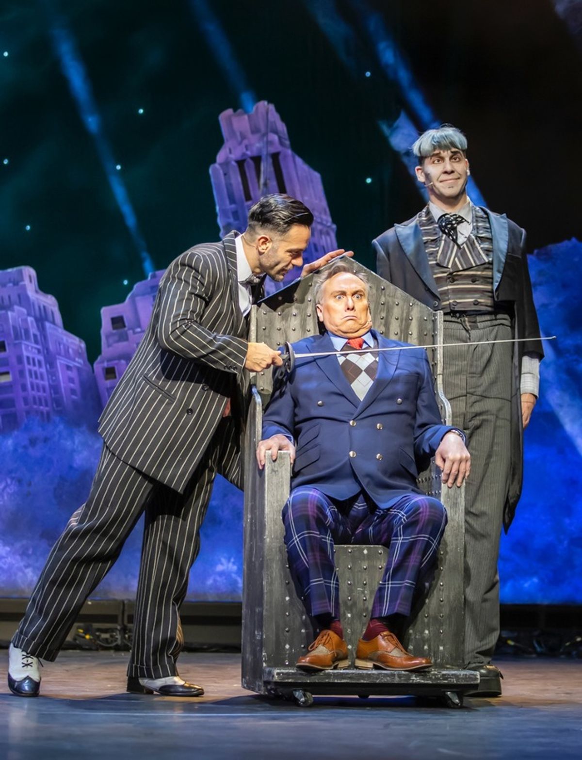 Ramin Karimloo, Sean Kingsley, Dickon Gough at 