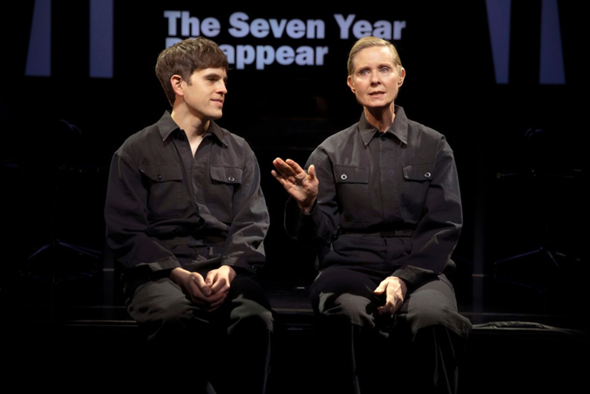 Taylor Trensch, Cynthia Nixon at 