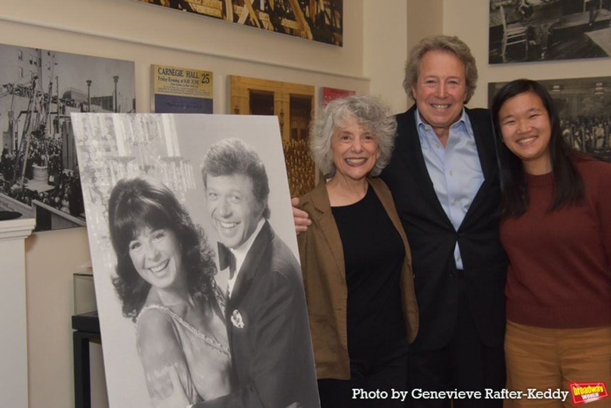 Faye Greenberg, David Lawrence and Mabel Lawrence at 