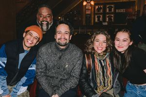 Jordan Fisher, Phillip Boykin, Lin-Manuel Miranda, Ani DiFranco, and Lola Tung @ BroadwayWorld Jordan Fisher, Phillip Boykin, Lin-Manuel Miranda, Ani DiFranco, and Lola Tung Photo