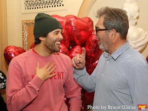 Huey Lewis with fans @ BroadwayWorld Huey Lewis with fans Photo