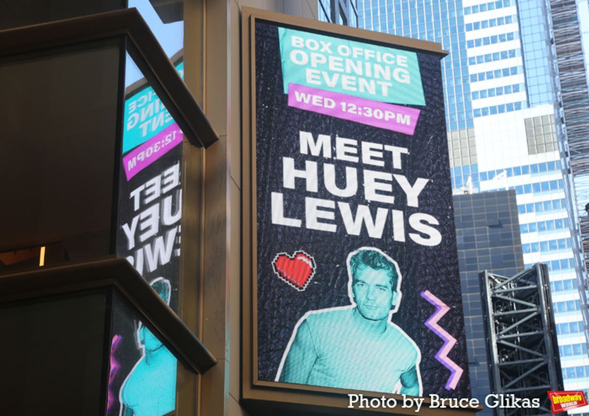 Signage at The James Earl Jones Theatre at 