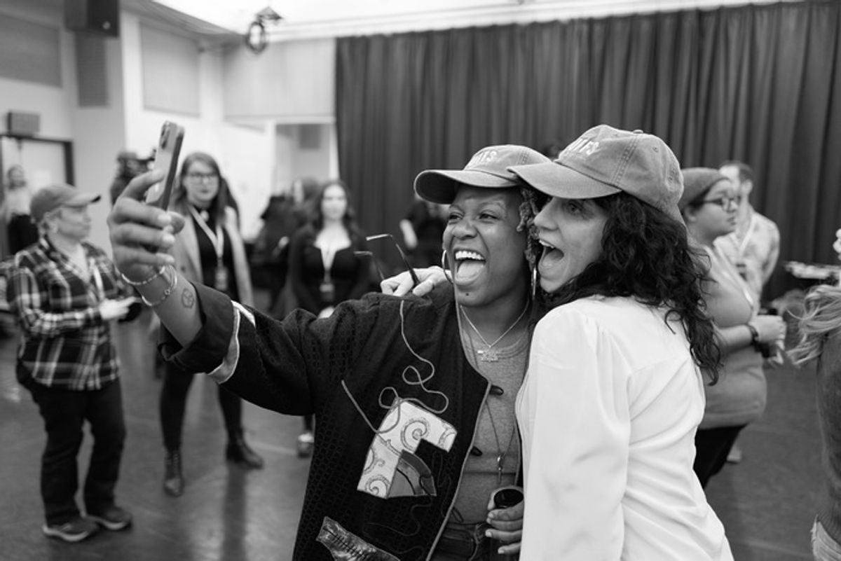 Anastacia McCleskey, Leigh Silverman at 