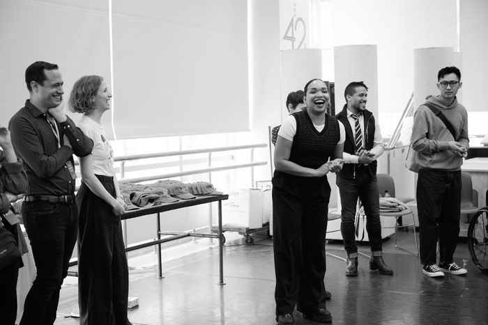 Photos: Hillary Clinton Joins the Cast of SUFFS For First Rehearsal — photo 10 of 21