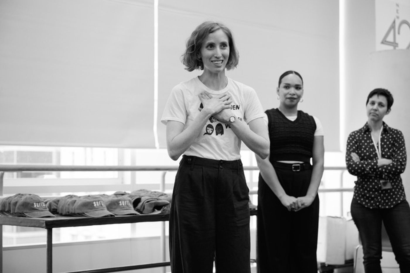 Photos: Hillary Clinton Joins the Cast of SUFFS For First Rehearsal  Image