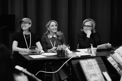 Rachel Sussman, Jill Furman, Hillary Clinton Photo