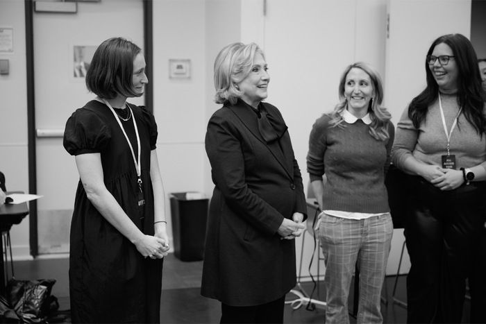 Photos: Hillary Clinton Joins the Cast of SUFFS For First Rehearsal — photo 20 of 21