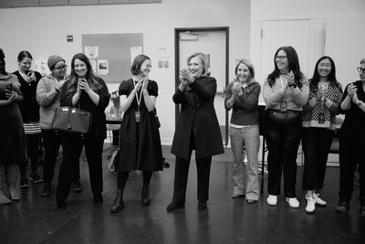 Hillary Clinton and company Photo