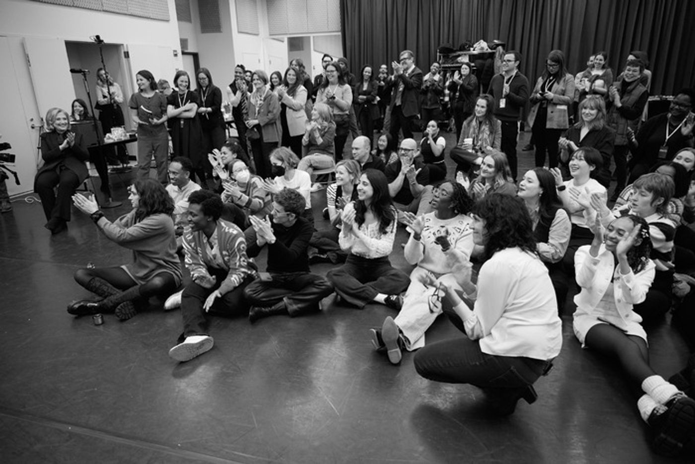 Photos: Hillary Clinton Joins the Cast of SUFFS For First Rehearsal  Image