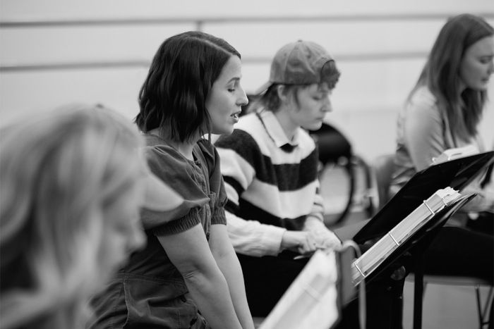 Photos: Hillary Clinton Joins the Cast of SUFFS For First Rehearsal — photo 15 of 21