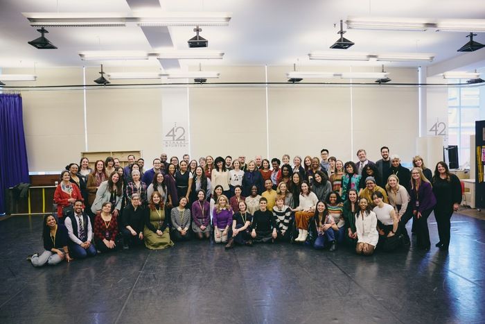 Photos: Hillary Clinton Joins the Cast of SUFFS For First Rehearsal — photo 12 of 21