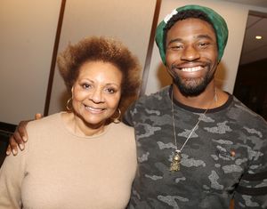 Leslie Uggams and Okieriete Onaodowan @ BroadwayWorld Leslie Uggams and Okieriete Onaodowan Photo