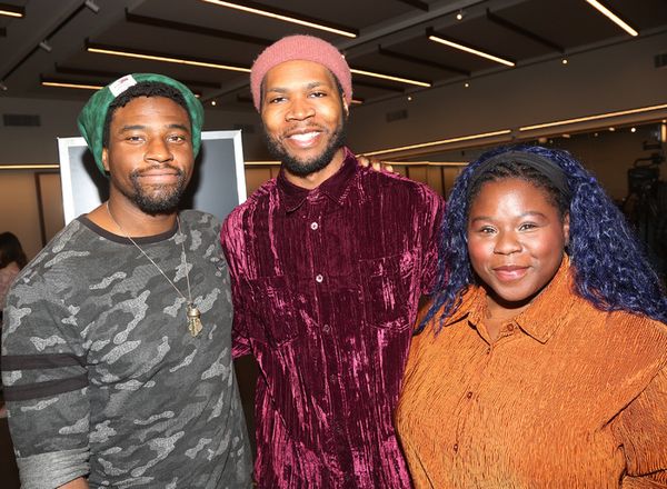 Okieriete Onaodowan, John, Clay III and Tiffany Mann Photo