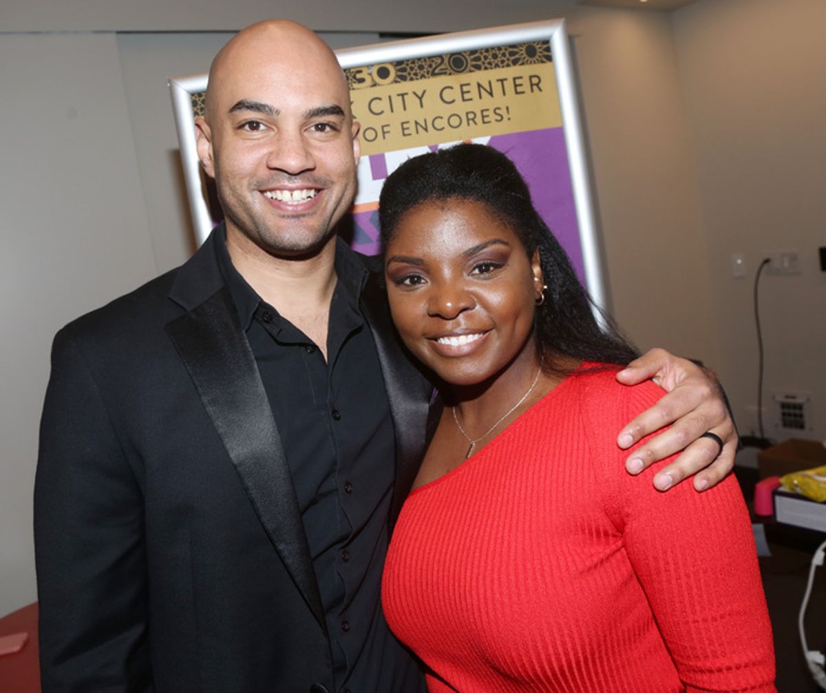 Nicholas Christopher and Joaquina Kalukango at 