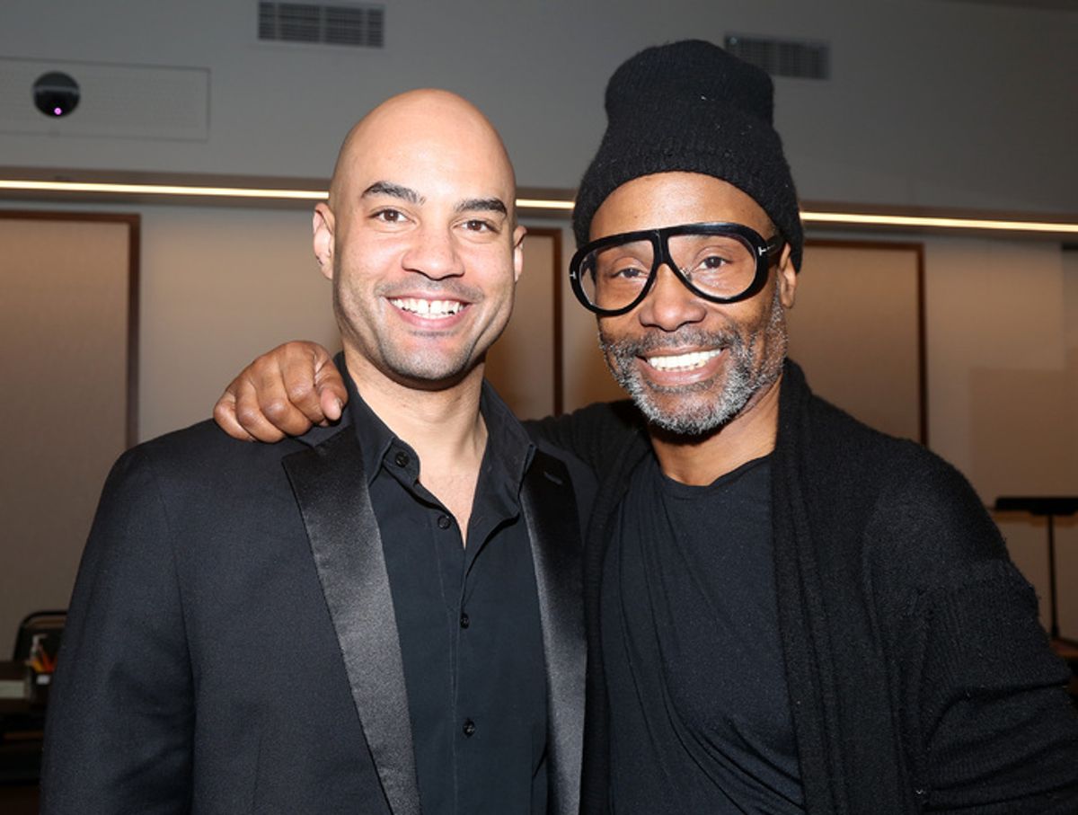 Nicholas Christopher and Billy Porter at 