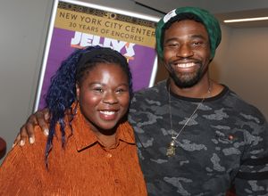 Tiffany Mann and Okieriete Onaodowan @ BroadwayWorld Tiffany Mann and Okieriete Onaodowan Photo