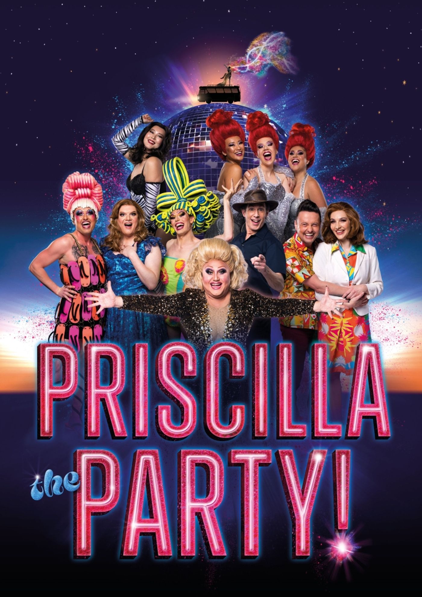 Interview: 'It Shows the Queer Community in Its Brightest Light': Trevor Ashley, Owain Williams, Dakota Starr and Reece Kerridge on PRISCILLA THE PARTY  Image