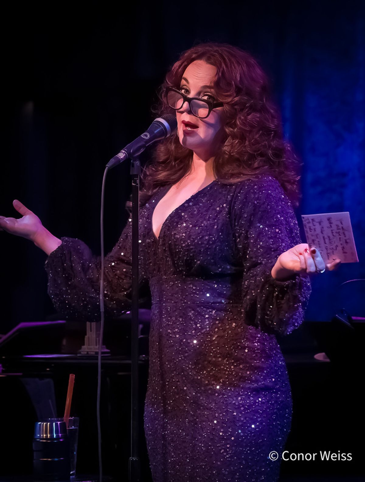 Melissa Errico. Photo Credit: Conor Weiss at Photos: Melissa Errico Sings the Classics in A MANHATTAN VALENTINE at Birdland