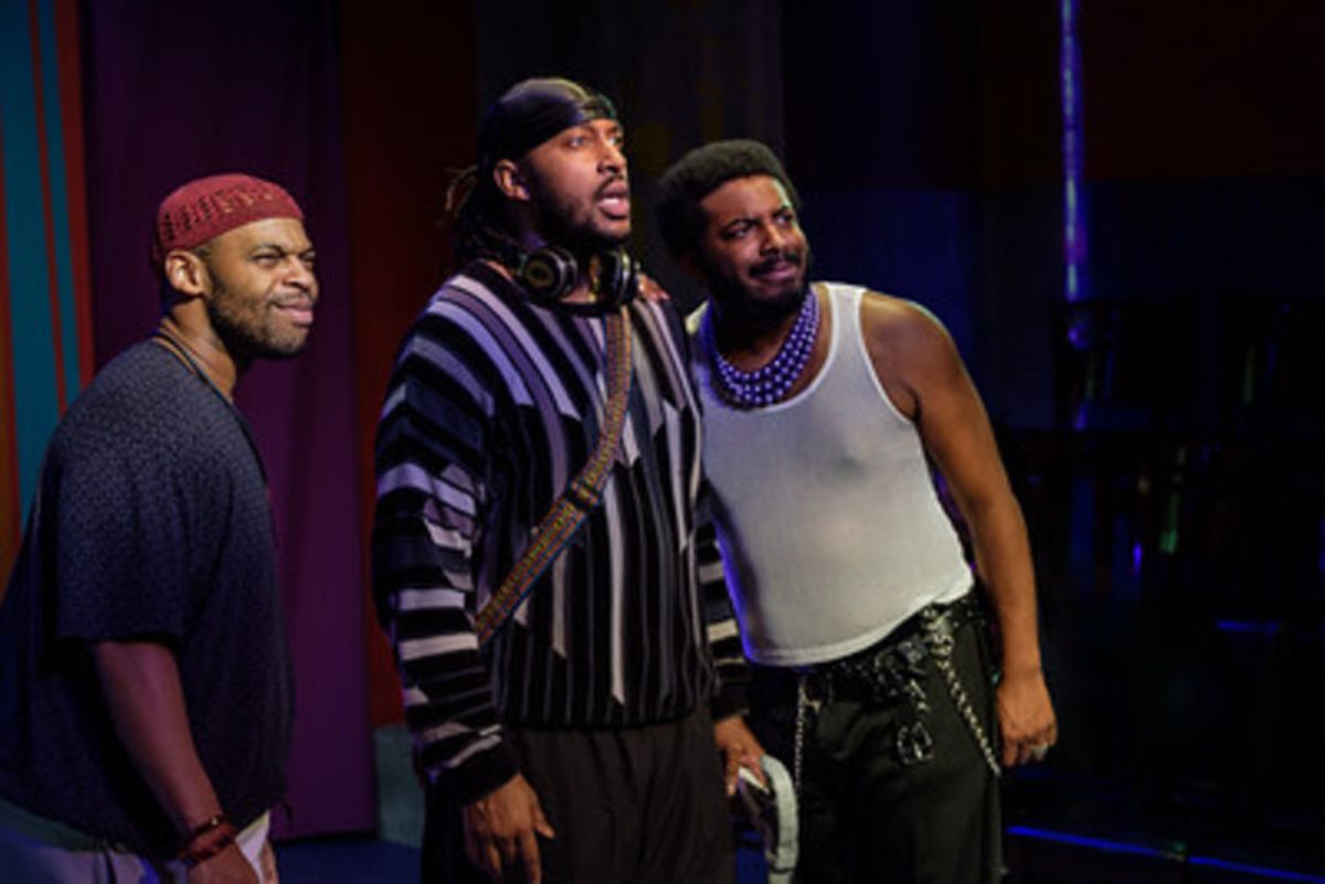 Donovan Mullings, Jamaque Newberry, and Malachi Marrero  at 