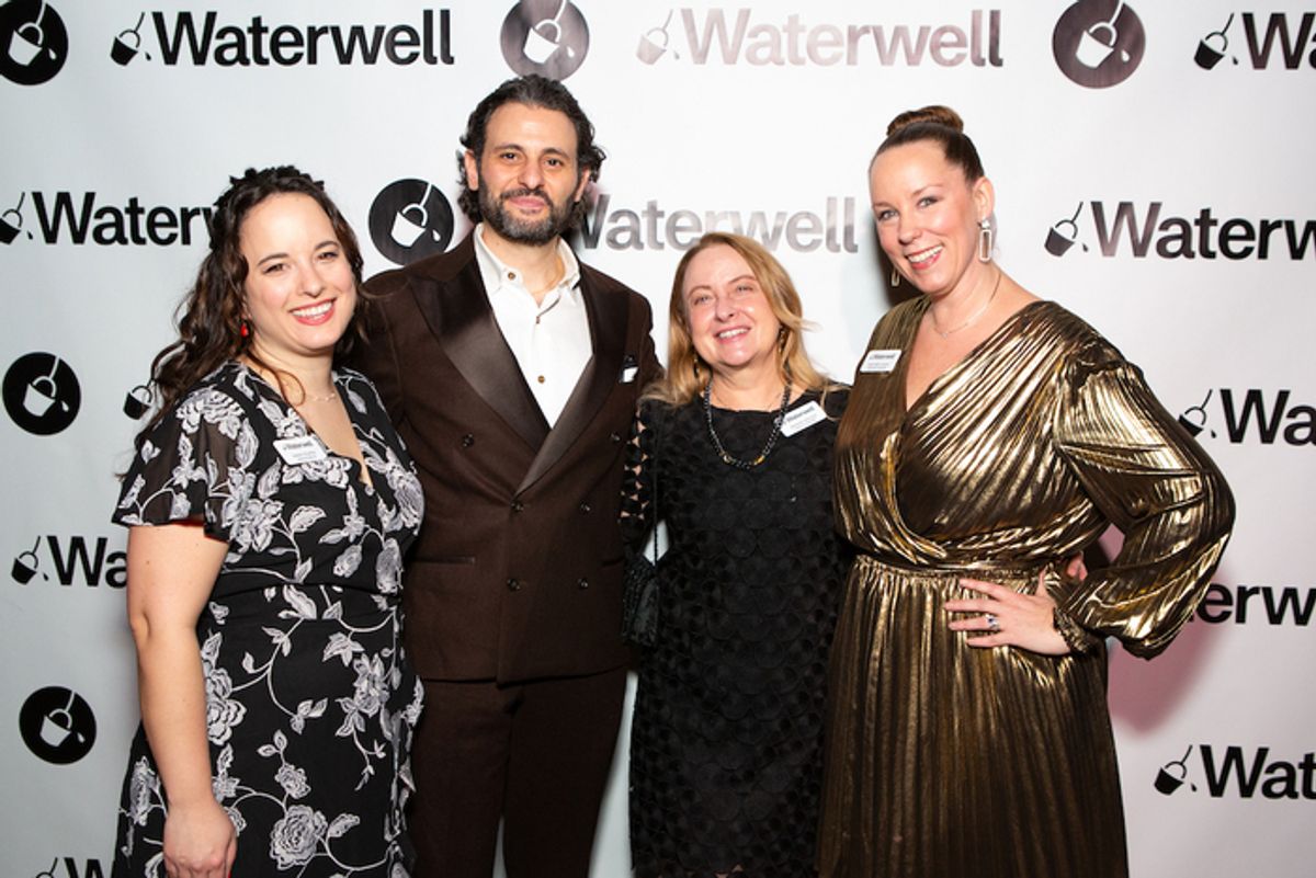 Sara Scafidi, Arian Moayed, Jeanne Houck, and Heather Lanza at 