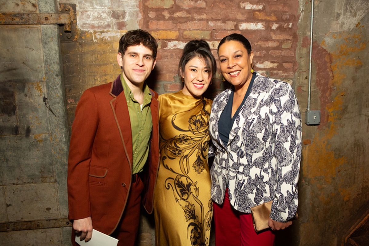 Taylor Trensch, Ruthie Ann Miles, and Linda Powell at 