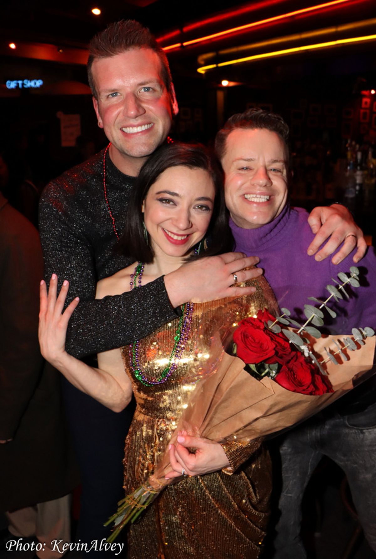 Tom D'Angora, Julie Benko, Michael D''Angora at 