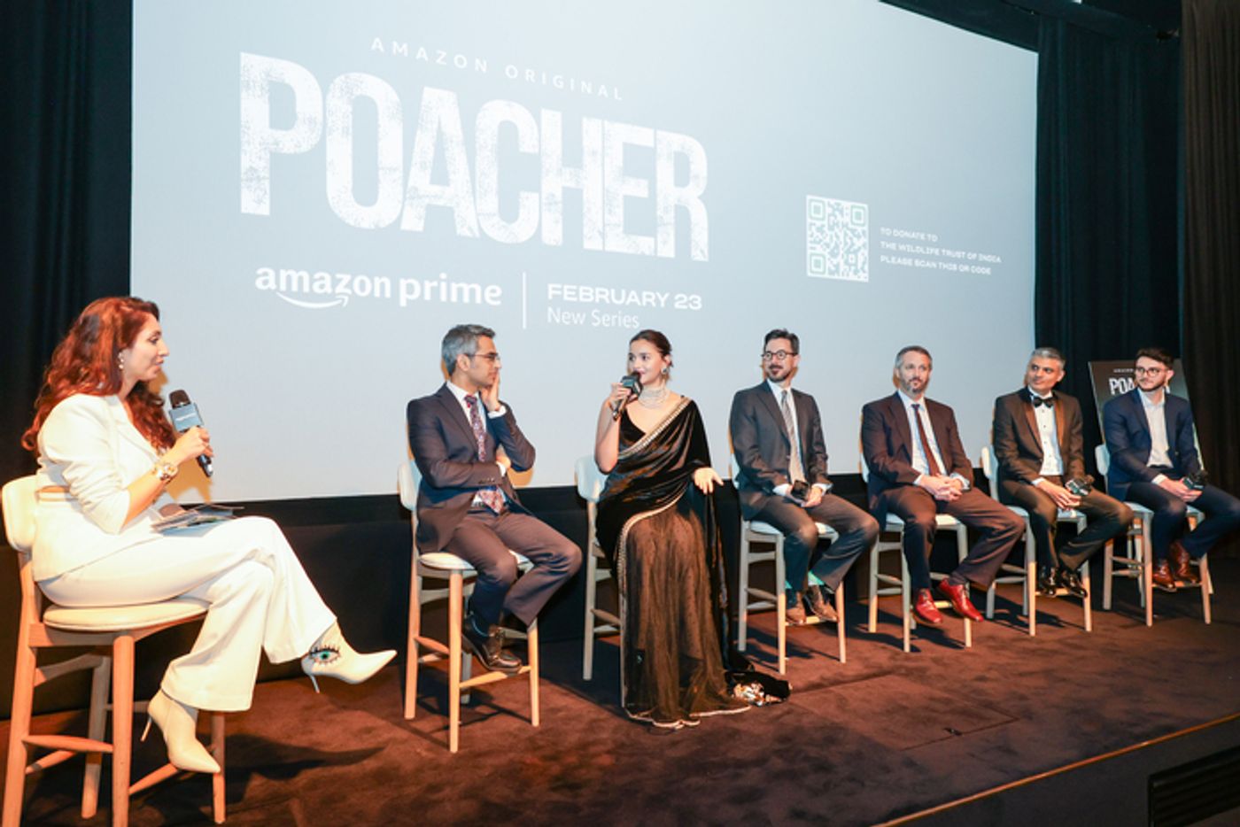 Photos: Go Inside the London Screening of POACHER, Starring Alia Bhatt  Image