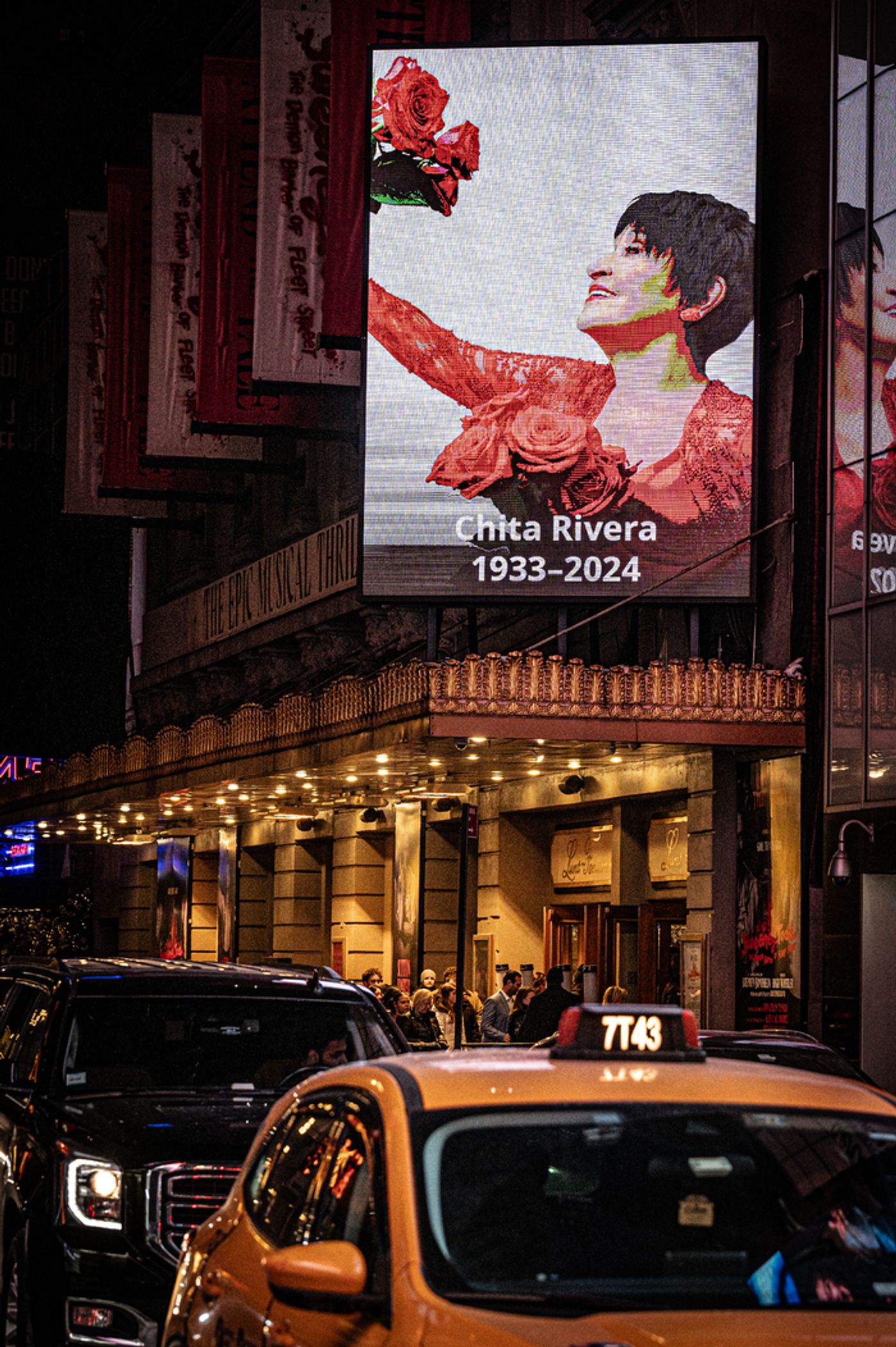 Photos: Broadway Theatres Dim Lights in Memory of Chita Rivera  Image