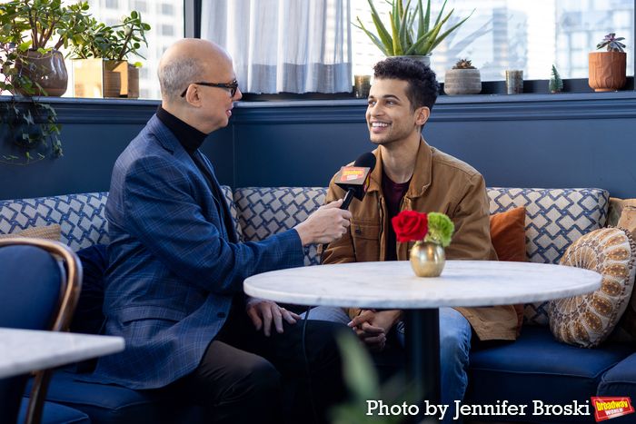 Photos: HADESTOWN's Lola Tung, Jordan Fisher and Ani DiFranco Meet the Press — photo 3 of 24
