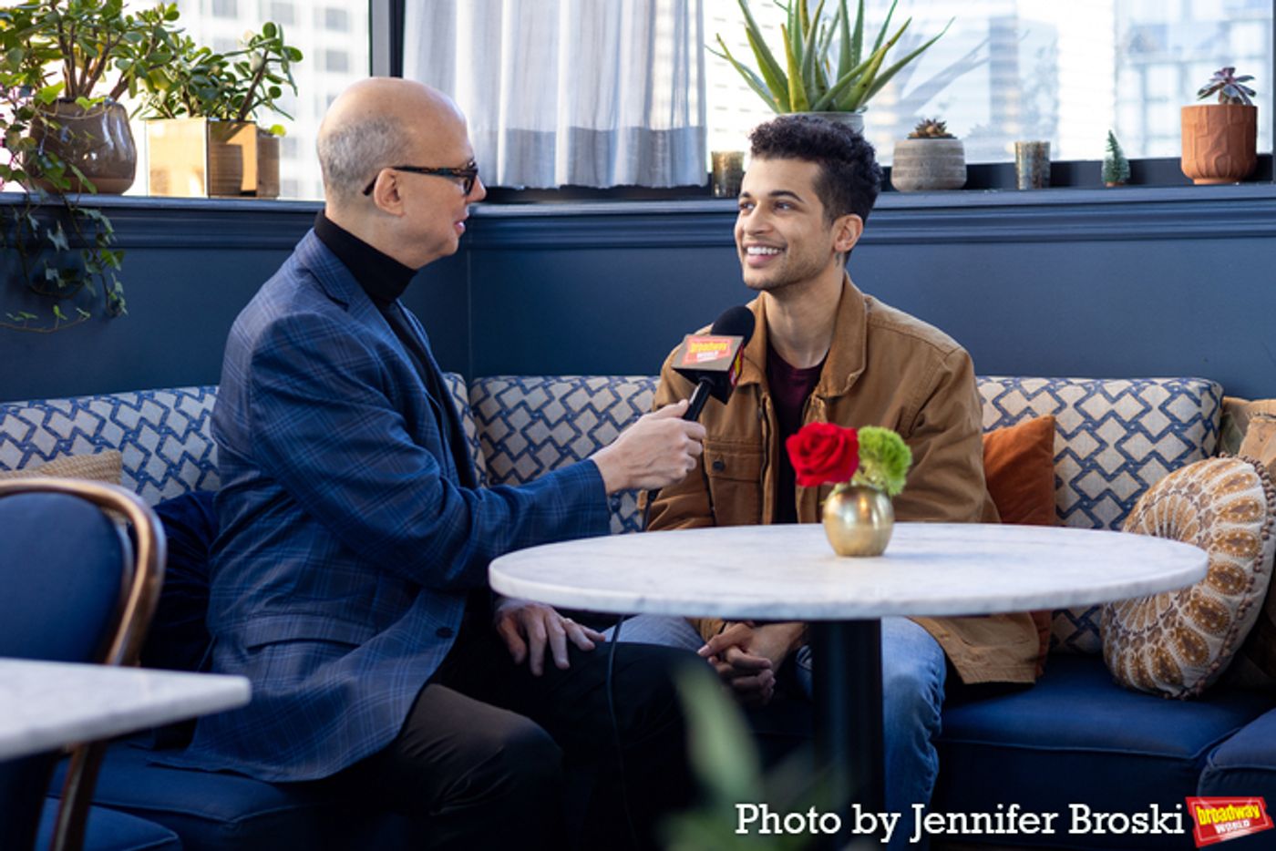 Photos: HADESTOWN's Lola Tung, Jordan Fisher and Ani DiFranco Meet the Press  Image