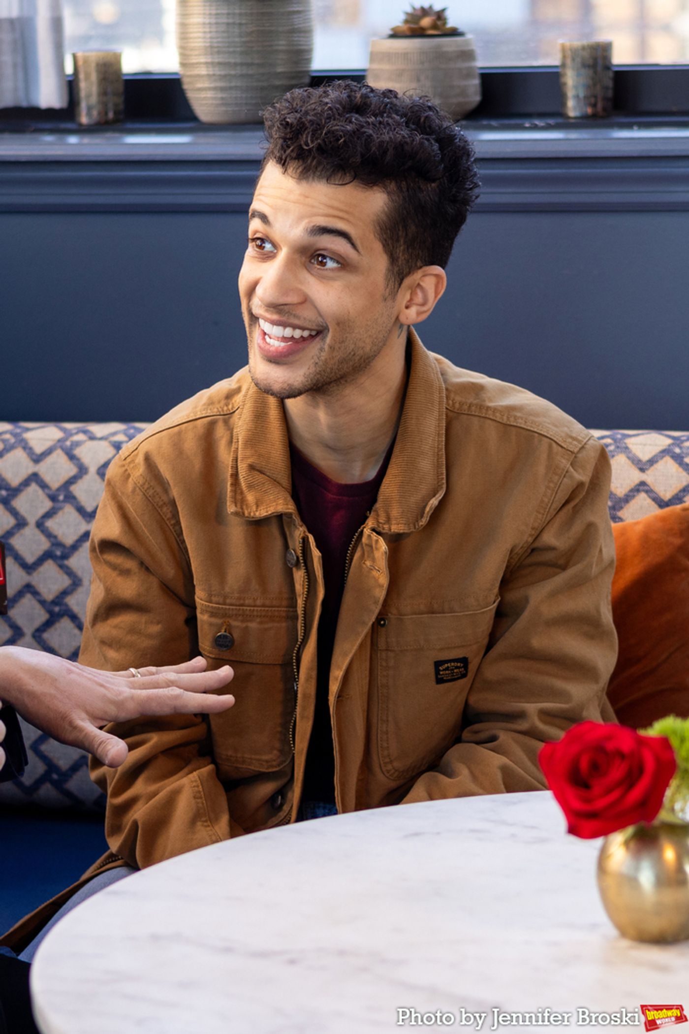 Photos: HADESTOWN's Lola Tung, Jordan Fisher and Ani DiFranco Meet the Press  Image