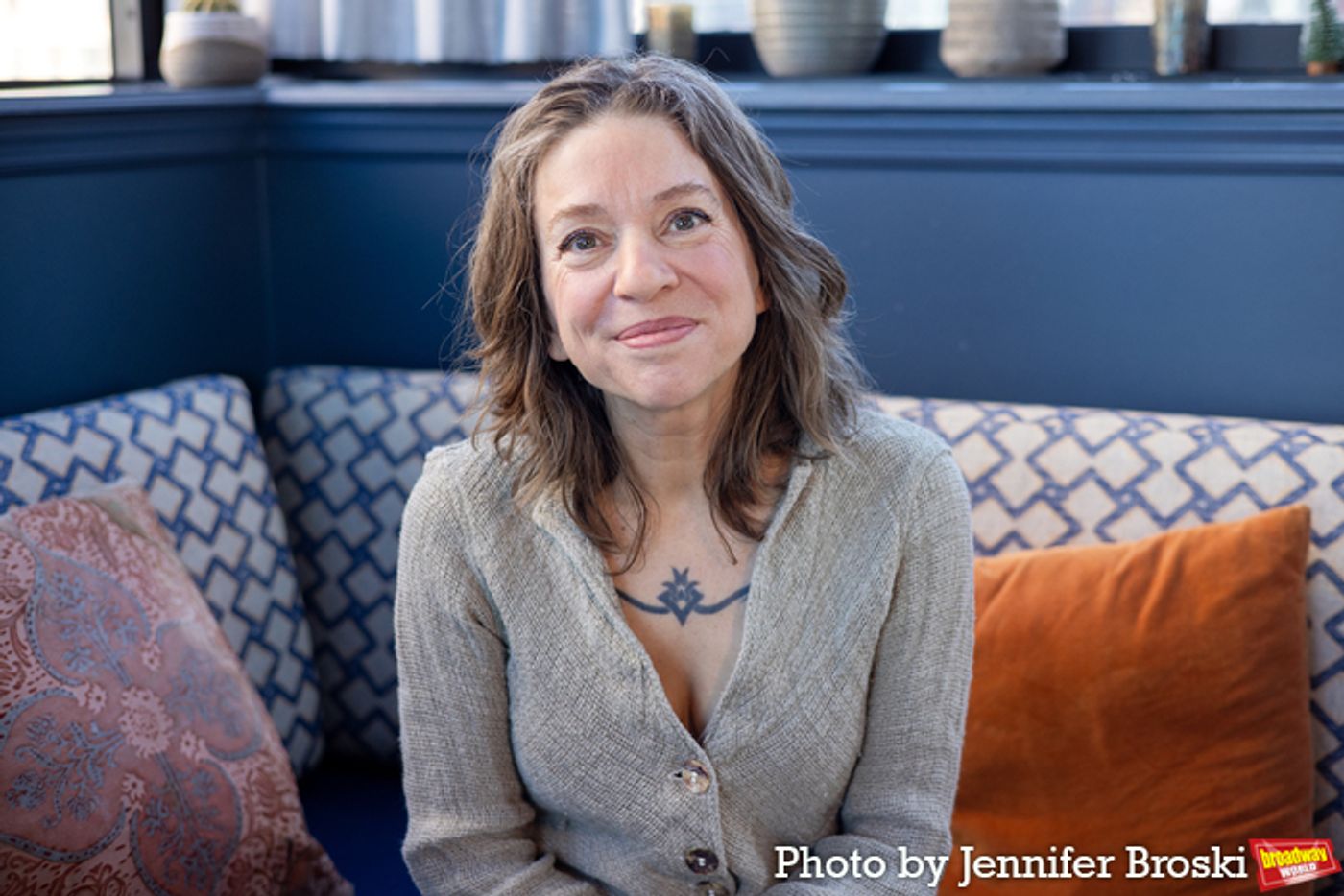 Photos: HADESTOWN's Lola Tung, Jordan Fisher and Ani DiFranco Meet the Press  Image