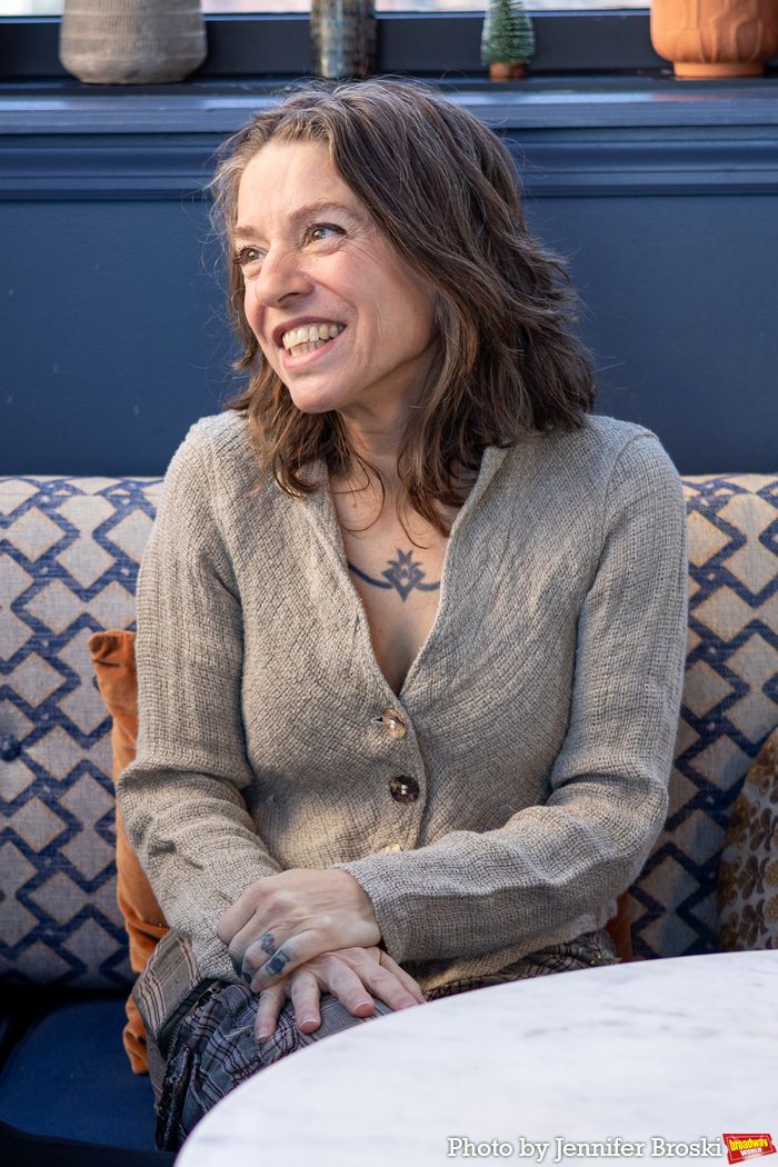 Photos: HADESTOWN's Lola Tung, Jordan Fisher and Ani DiFranco Meet the Press — photo 13 of 24