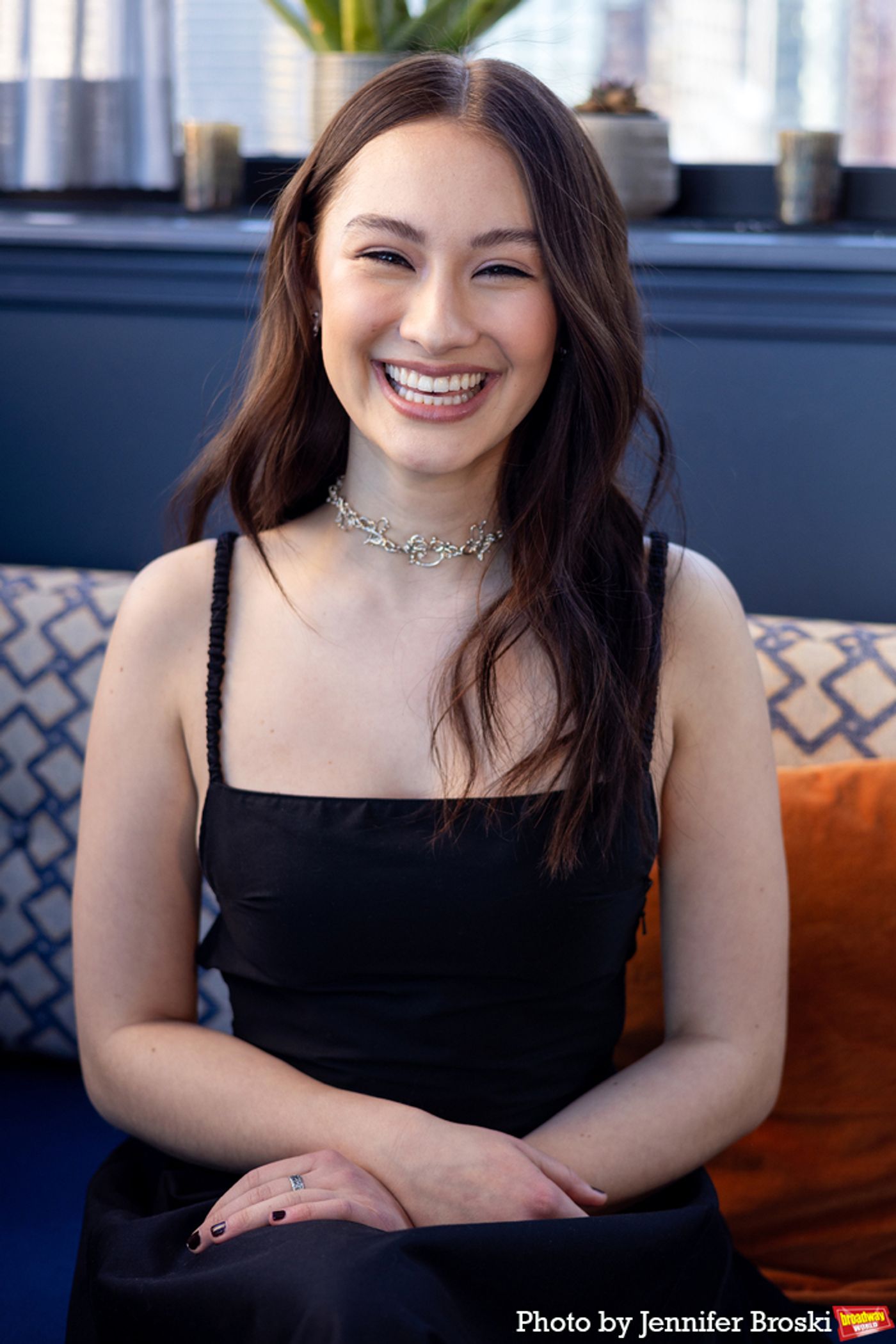 Photos: HADESTOWN's Lola Tung, Jordan Fisher and Ani DiFranco Meet the Press  Image