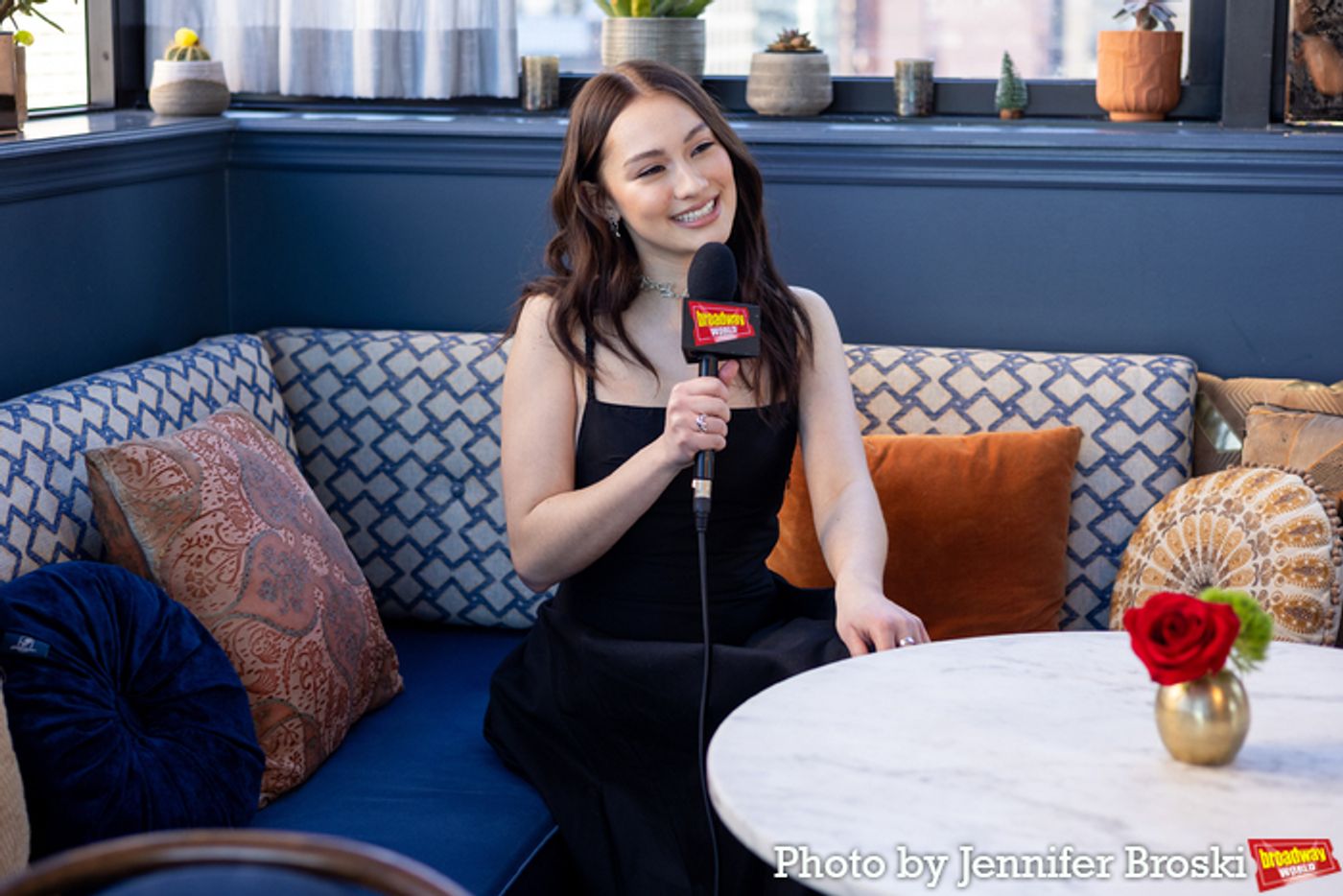 Photos: HADESTOWN's Lola Tung, Jordan Fisher and Ani DiFranco Meet the Press  Image