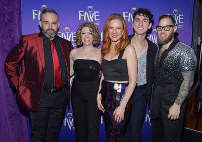 Michael Cohen, Jen Wineman, Candi Boyd, Billy Recce and Moshiel Newman Photo